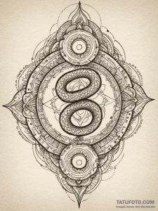 Serpent totem beneath spectral rift, tattoo l... - эскиз тату (№1751901961_0, 07.07.2025 15:26) — Tatufoto.com