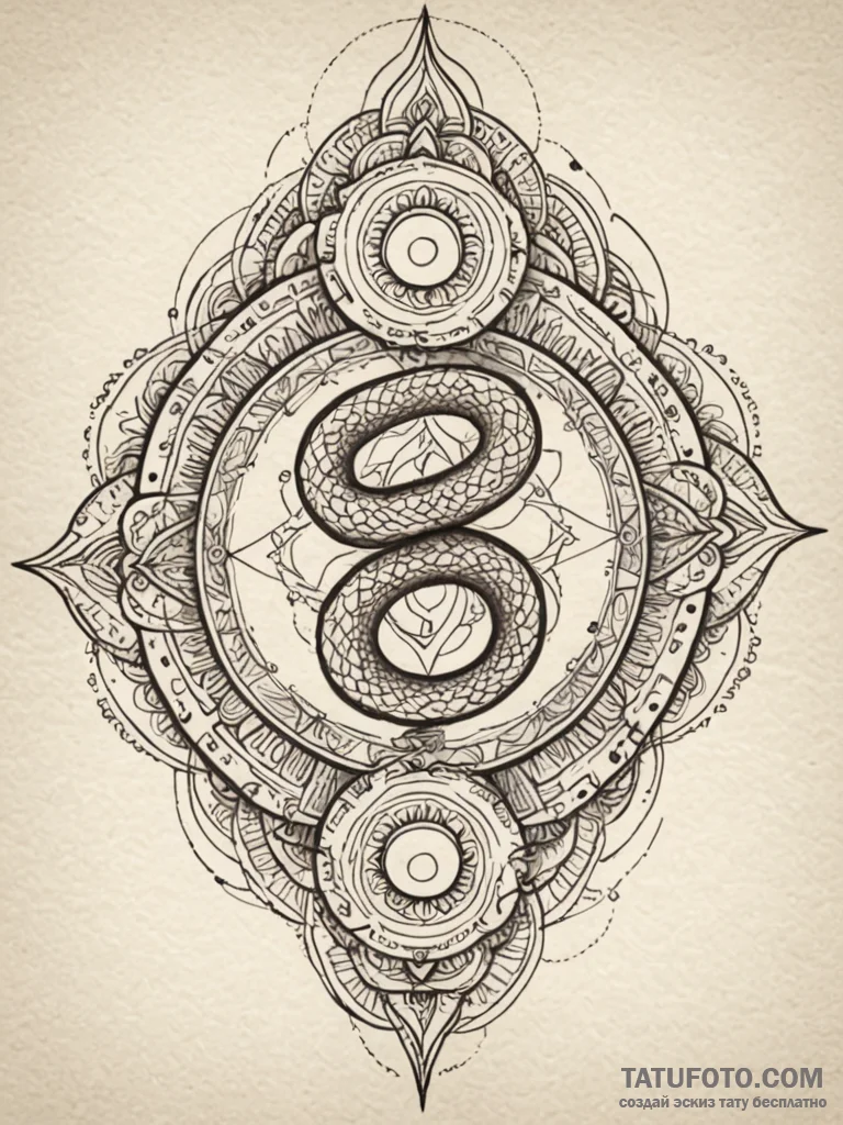 Serpent totem beneath spectral rift, tattoo l... - эскиз тату (№1751901961_0, 07.07.2025 15:26) — Tatufoto.com