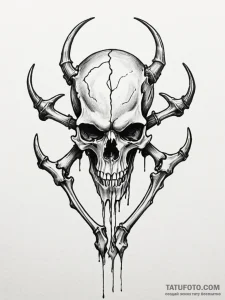 Bones - эскиз тату (№1751904014_0, 07.07.2025 16:00) — Tatufoto.com