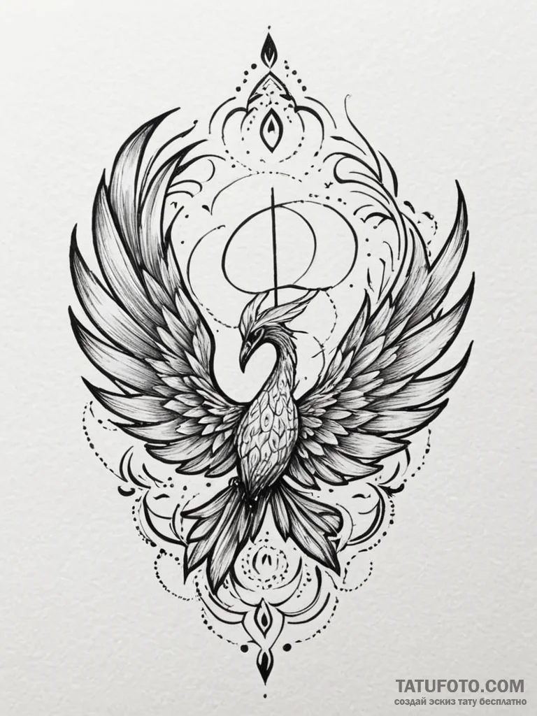 Silver quill writing in air, concept art for… — эскиз тату (№1751905244_0, 07.07.2025 16:20) — Tatufoto.com