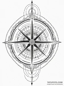 Architectural compass and square, representin... - эскиз тату (№1751906697_0, 07.07.2025 16:44) — Tatufoto.com