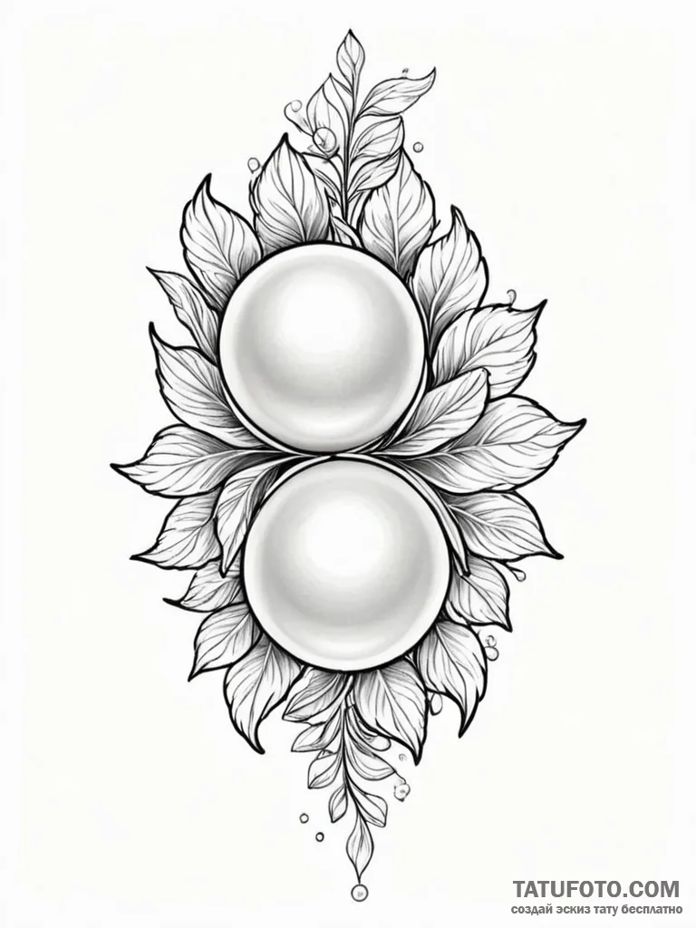 Pearl - эскиз тату (№1751911064_0, 07.07.2025 17:57) — Tatufoto.com