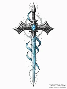 Sub-zero (mortal kombat) forming an ice dagge... - эскиз тату (№1751911149_0, 07.07.2025 17:59) — Tatufoto.com