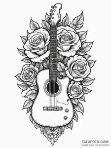 Fender guitar headstock, classic and recogniz... - эскиз тату (№1751912080_0, 07.07.2025 18:14) — Tatufoto.com