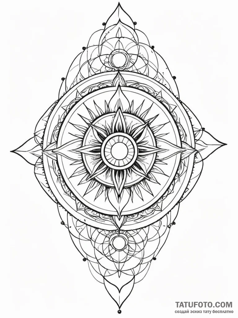 Japanese fan, half-open, depicting a celestia... - эскиз тату (№1751919168_0, 07.07.2025 20:12) — Tatufoto.com