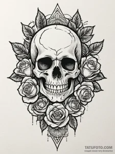 Peach emoji, stylized, ink illustration for t... - эскиз тату (№1751919360_0, 07.07.2025 20:16) — Tatufoto.com