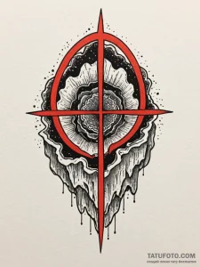 Geode, tattoo line art, minimalist approach,... - эскиз тату (№1751922153_0, 07.07.2025 21:02) — Tatufoto.com