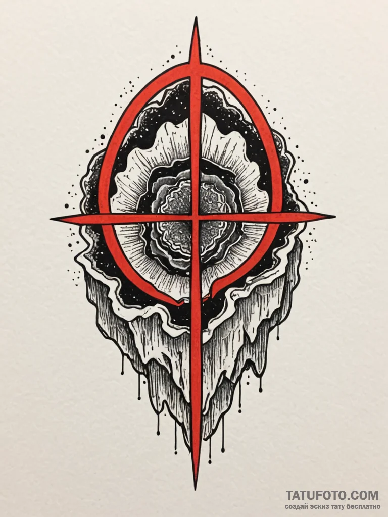 Geode, tattoo line art, minimalist approach,... - эскиз тату (№1751922153_0, 07.07.2025 21:02) — Tatufoto.com