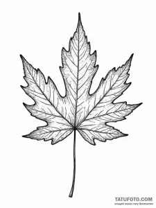 Autumn leaf crumbling - эскиз тату (№1751924619_0, 07.07.2025 21:43) — Tatufoto.com