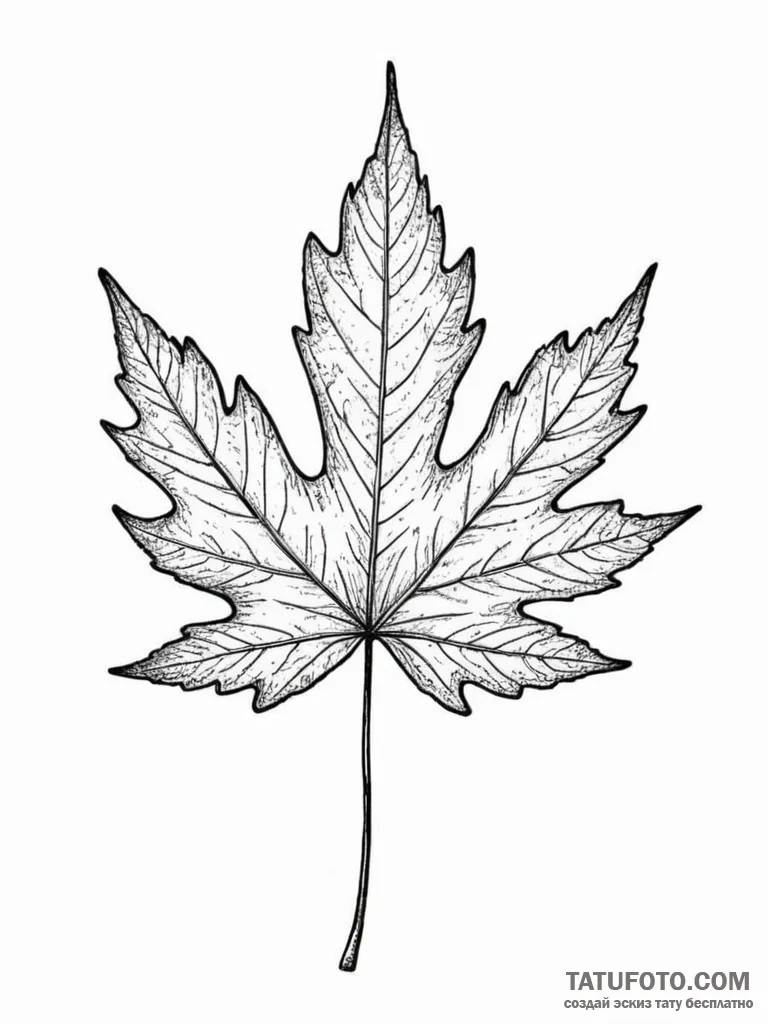 Autumn leaf crumbling - эскиз тату (№1751924619_0, 07.07.2025 21:43) — Tatufoto.com