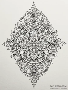 G, tattoo drawing outline, on a clean white p... - эскиз тату (№1751924956_0, 07.07.2025 21:49) — Tatufoto.com