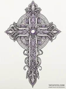 Lilac, artistic tattoo sketch, on a clean whi... - эскиз тату (№1751927084_0, 07.07.2025 22:24) — Tatufoto.com