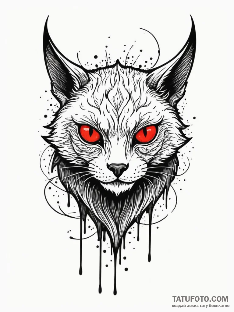 Thermal vision of a creature hiding in the da… — эскиз тату (№1751927848_0, 07.07.2025 22:37) — Tatufoto.com