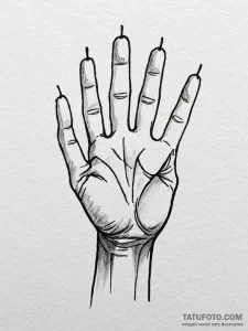 M, artistic tattoo sketch, minimalist tattoo... - эскиз тату (№1751934140_0, 08.07.2025 00:22) — Tatufoto.com