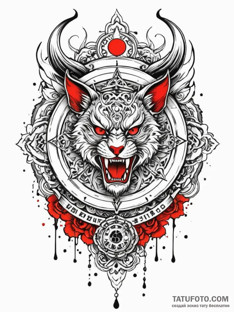 A japanese family crest (mon), ink illustrati... - эскиз тату (№1751934225_0, 08.07.2025 00:23) — Tatufoto.com
