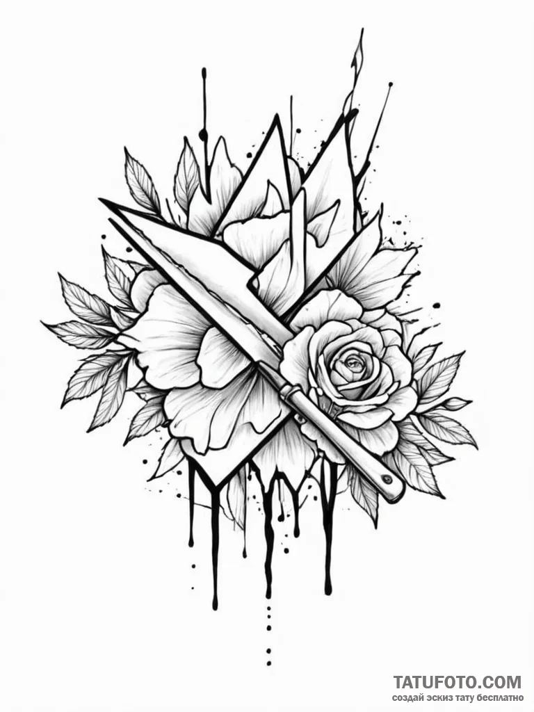 Saw - эскиз тату (№1751935490_0, 08.07.2025 00:44) — Tatufoto.com