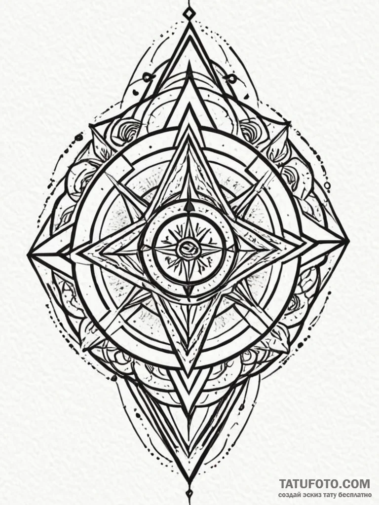 Spellbook with a glowing sigil on the cover,... - эскиз тату (№1751937090_0, 08.07.2025 01:11) — Tatufoto.com