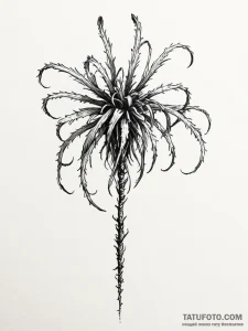 Cordyceps from the last of us - эскиз тату (№1751937174_0, 08.07.2025 01:12) — Tatufoto.com