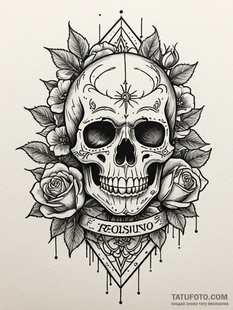 Etched mask frozen in time, artistic tattoo s… — эскиз тату (№1751937803_0, 08.07.2025 01:23) — Tatufoto.com