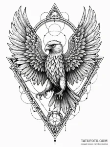 Harpy with wings of razor-sharp solar panels,... - эскиз тату (№1751938140_0, 08.07.2025 01:29) — Tatufoto.com