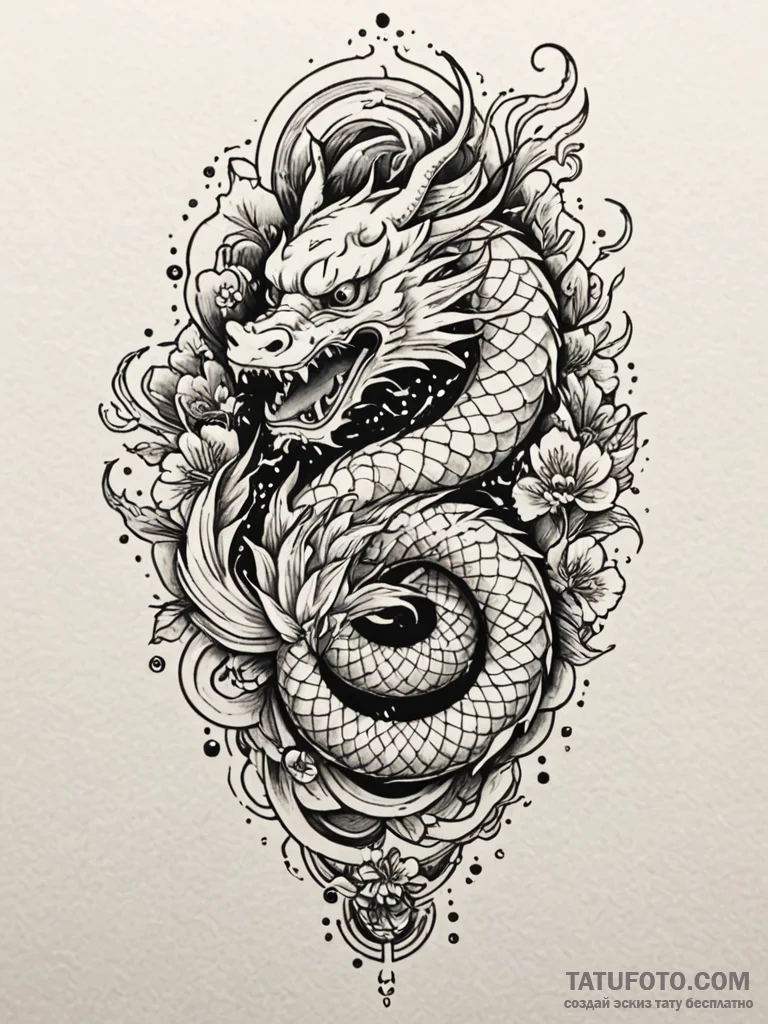 Labyrinth key forged in ice, ink illustration... - эскиз тату (№1751938308_0, 08.07.2025 01:31) — Tatufoto.com