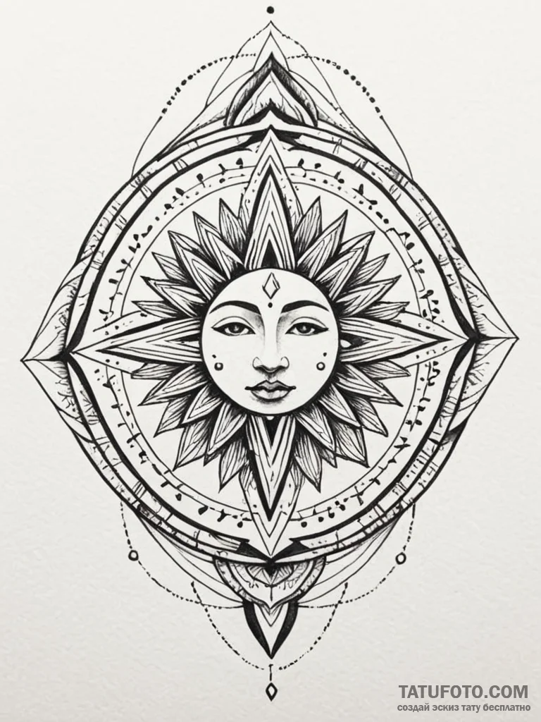 Silver crown devouring light, ink illustratio... - эскиз тату (№1751939321_0, 08.07.2025 01:48) — Tatufoto.com