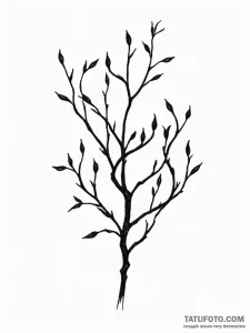 Ethereal seed sprouting black vines, ink illu... - эскиз тату (№1751941272_0, 08.07.2025 02:21) — Tatufoto.com