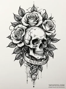 Arm with biomechanical tattoos, ink illustrat... - эскиз тату (№1751941524_0, 08.07.2025 02:25) — Tatufoto.com