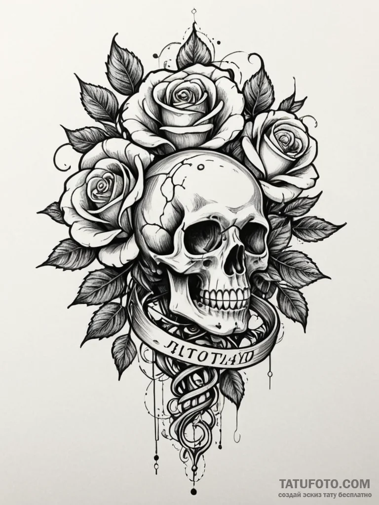 Arm with biomechanical tattoos, ink illustrat... - эскиз тату (№1751941524_0, 08.07.2025 02:25) — Tatufoto.com