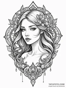 Internet, ink illustration for tattoo, clean... - эскиз тату (№1751942282_0, 08.07.2025 02:38) — Tatufoto.com
