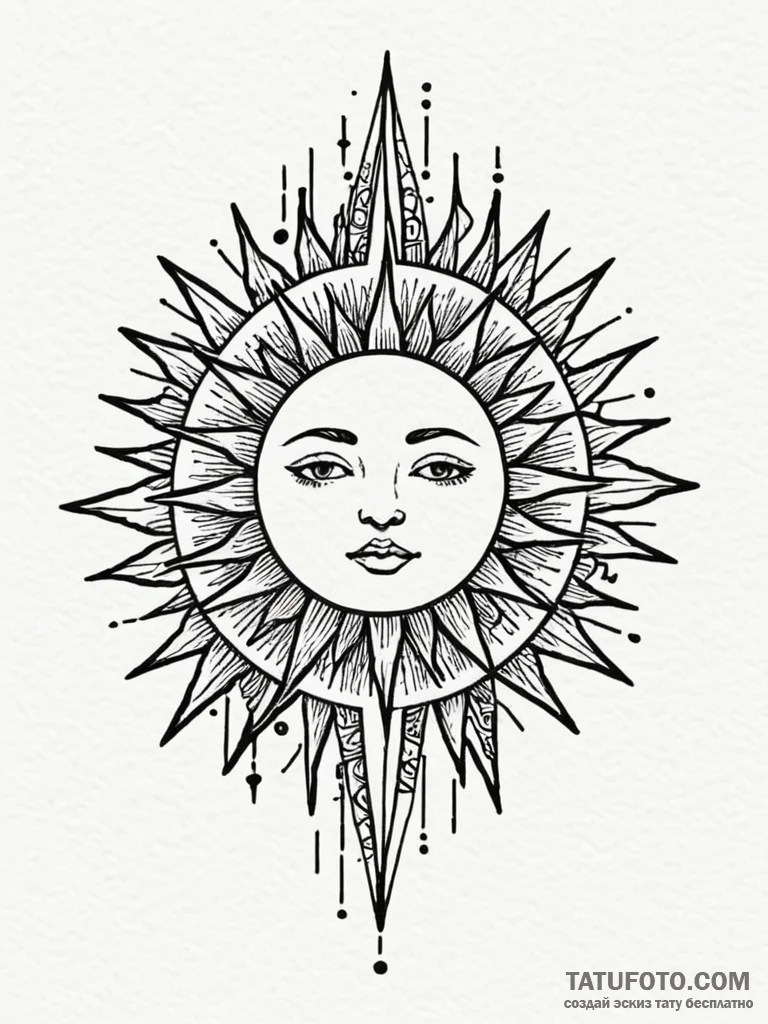 Vaporwave grid landscape with neon sun, tatto… — эскиз тату (№1751943969_0, 08.07.2025 03:06) — Tatufoto.com