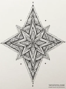 Five-pointed star, tattoo sketch design, mini... - эскиз тату (№1751944981_0, 08.07.2025 03:23) — Tatufoto.com