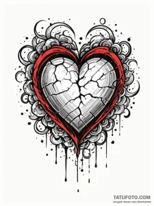 Stone heart beneath spectral storm, concept a... - эскиз тату (№1751947082_0, 08.07.2025 03:58) — Tatufoto.com