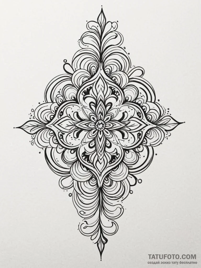 Amazon, tattoo sketch design, on a clean whit... - эскиз тату (№1751949097_0, 08.07.2025 04:31) — Tatufoto.com
