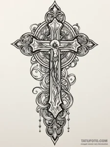 T, tattoo sketch design, black outline only,... - эскиз тату (№1751949770_0, 08.07.2025 04:42) — Tatufoto.com