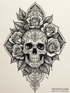 F, tattoo sketch design, rough sketchy lines,... - эскиз тату (№1751952708_0, 08.07.2025 05:31) — Tatufoto.com