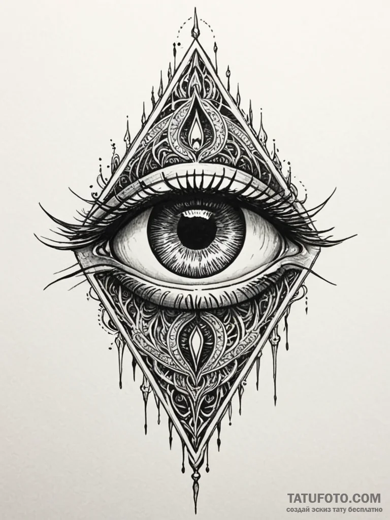 The eye of sauron, concept art for tattoo, ro... - эскиз тату (№1751952876_0, 08.07.2025 05:34) — Tatufoto.com