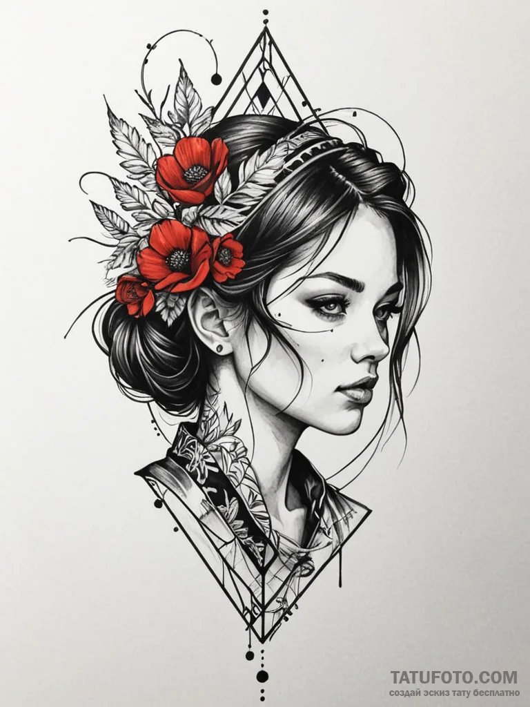 Norn weaving the thread of fate, tattoo drawi... - эскиз тату (№1751954051_0, 08.07.2025 05:54) — Tatufoto.com