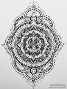 Haunted serpent crowned with roots, ink illus... - эскиз тату (№1751954721_0, 08.07.2025 06:05) — Tatufoto.com