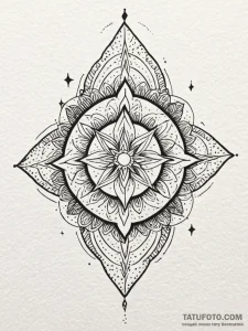 Quilt unraveling into starlight, tattoo drawi... - эскиз тату (№1751956234_0, 08.07.2025 06:30) — Tatufoto.com