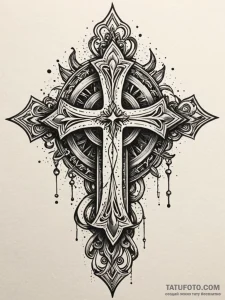 Hallowed relic crowned in stars, ink illustra... - эскиз тату (№1751956574_0, 08.07.2025 06:36) — Tatufoto.com
