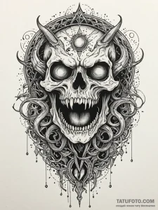 Spectral mirror devouring light, concept art... - эскиз тату (№1751959523_0, 08.07.2025 07:25) — Tatufoto.com