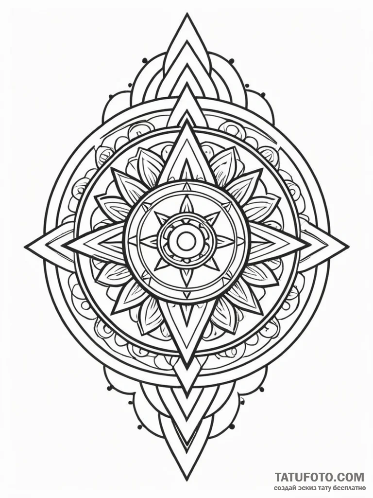 Roman numerals, tattoo flash sheet design, ge... - эскиз тату (№1751959731_0, 08.07.2025 07:28) — Tatufoto.com