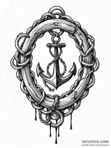 A detailed broken chain of command, disarray,... - эскиз тату (№1751961249_0, 08.07.2025 07:54) — Tatufoto.com