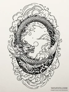 Graven wings beneath celestial gate, concept... - эскиз тату (№1751965540_0, 08.07.2025 09:05) — Tatufoto.com