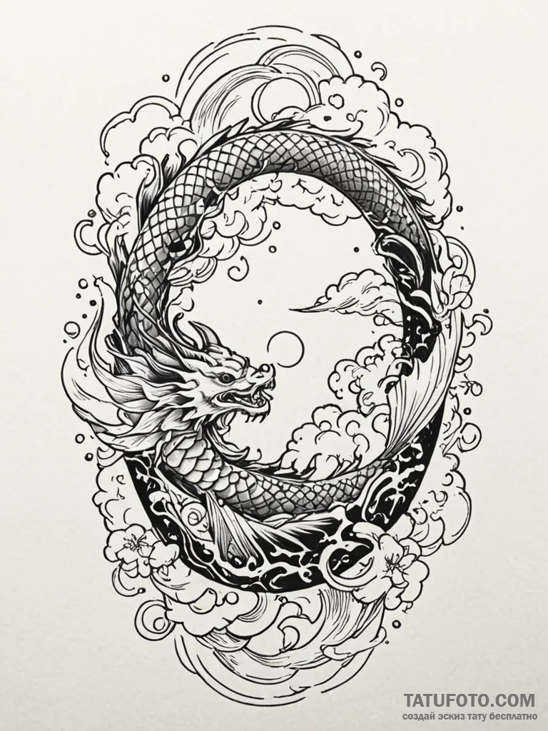 Graven wings beneath celestial gate, concept... - эскиз тату (№1751965540_0, 08.07.2025 09:05) — Tatufoto.com