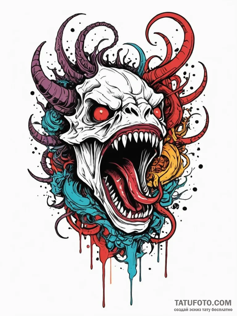 Krakenр р†р вђљрівђћсћs maw devouring light,... - эскиз тату (№1751967178_0, 08.07.2025 09:32) — Tatufoto.com