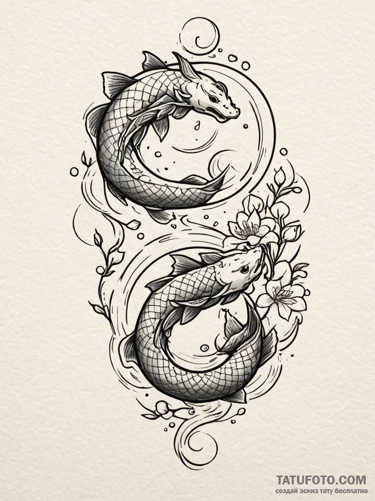 Night-blooming jasmine under a full moon, ink... - эскиз тату (№1751968863_0, 08.07.2025 10:01) — Tatufoto.com