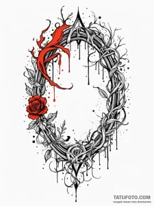 Trapdoor bound with spectral vines, tattoo fl... - эскиз тату (№1751969705_0, 08.07.2025 10:15) — Tatufoto.com
