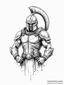 Spartan - эскиз тату (№1751971048_0, 08.07.2025 10:37) — Tatufoto.com